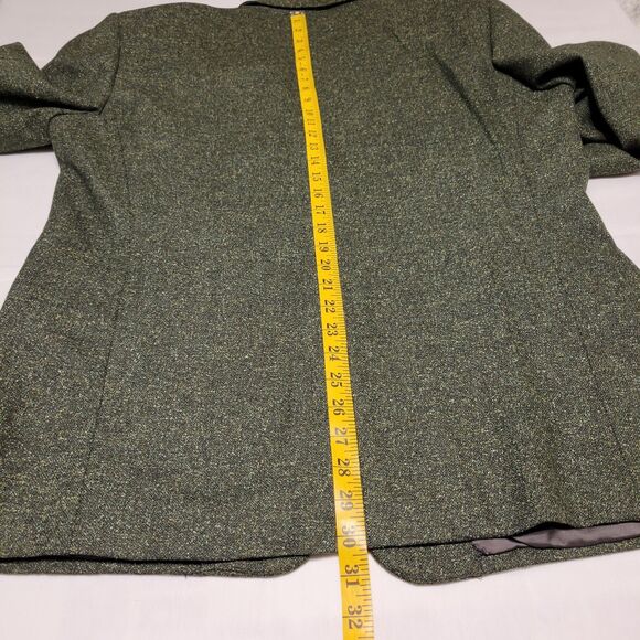 Versace Classic V2 Vintage Men's Two-piece Suit Wool Silk Olive Green Size 42R - Picture 15 of 16